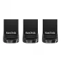 WESTERN DIGITAL SanDisk Ultra Fit - 32 GB USB-stick - USB 3.1 - 3-pack