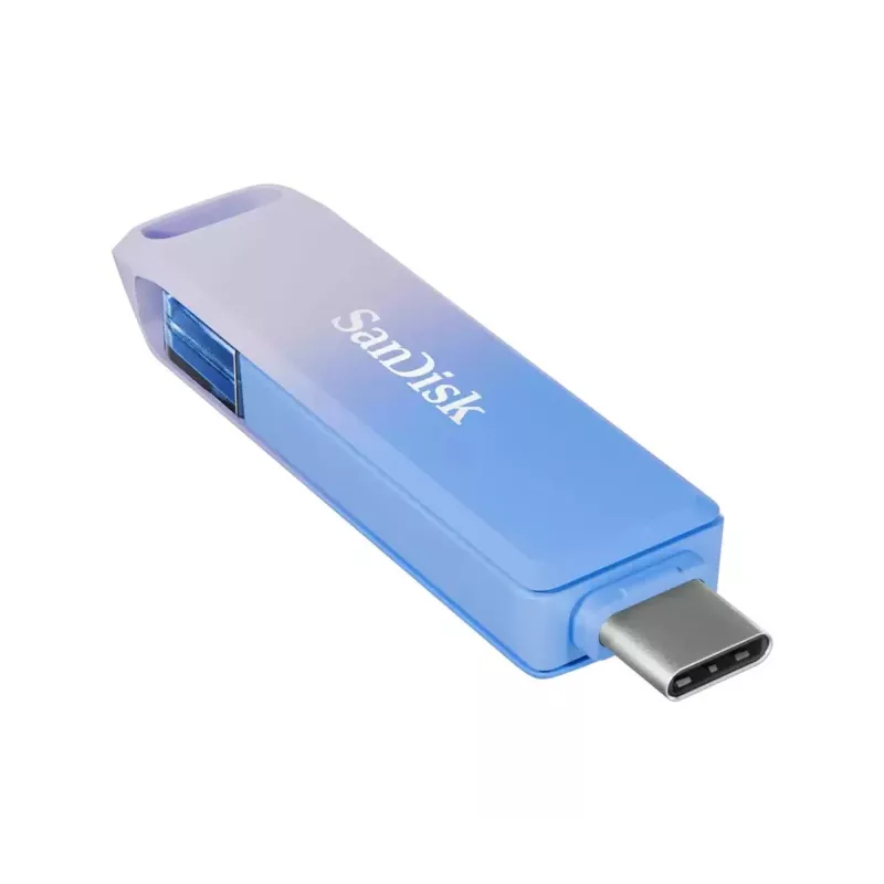 WESTERN DIGITAL SanDisk Creator Phone Drive – 256 GB USB-stick – USB-C/Lightning – blauw