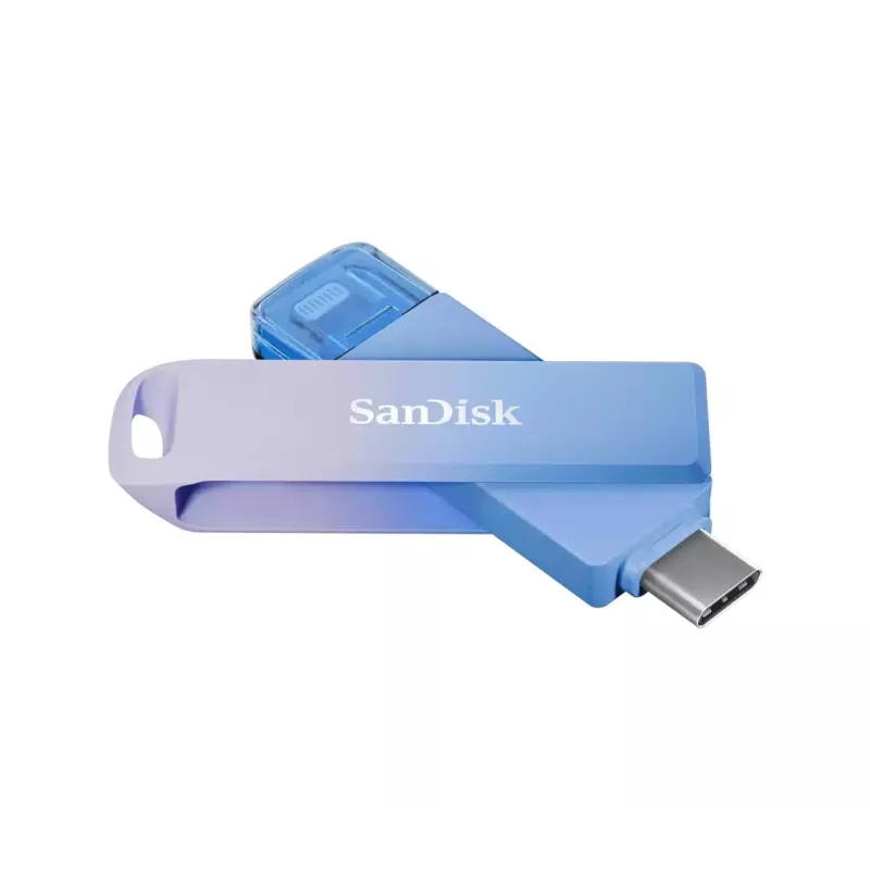 WESTERN DIGITAL SanDisk Creator Phone Drive – 256 GB USB-stick – USB-C/Lightning – blauw