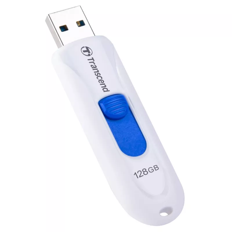 TRANSCEND JetFlash 790W - 64GB USB-stick - USB 3.1 - wit