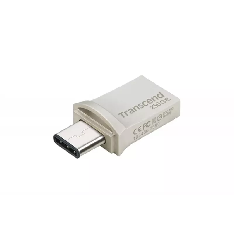 TRANSCEND JetFlash 890 - 256GB USB-stick - USB 3.1 / Type-C