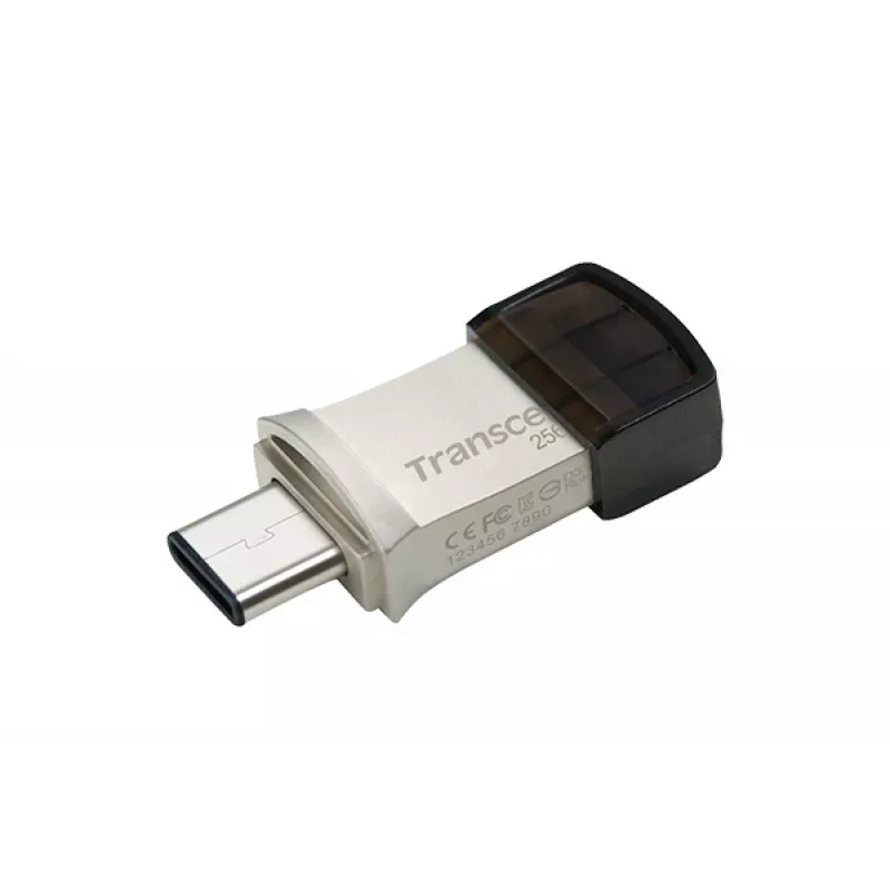 TRANSCEND JetFlash 890 - 256GB USB-stick - USB 3.1 / Type-C