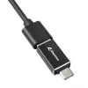 SHARKOON USB-hub - 3-poorts USB 3.2 Gen 1 aluminium + ethernet zwart