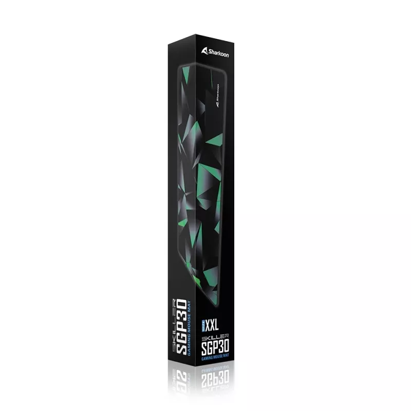 SHARKOON gaming-muismat Sgp30 – zwart/groen/grijs