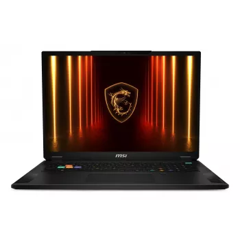 MSI Stealth 18 HX AI A2XWIG-042 Intel Core Ultra 9 275HX laptop 45,7 cm (18 inch) UHD+ 64 GB DDR5-SDRAM 2 TB SSD NVIDIA GeForce RTX 5080 Wi-Fi 7 (802.11be) Windows 11 Pro zwart