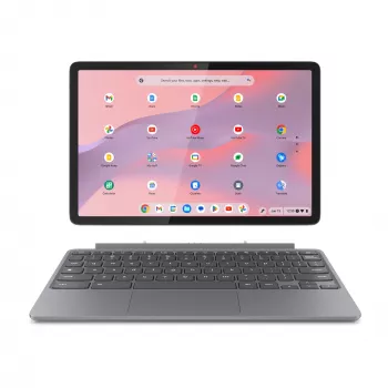 Lenovo Chromebook Duet 11M889 MediaTek Kompanio 838 27,8 cm (10,9 inch) touchscreen WUXGA 8 GB LPDDR4x-SDRAM 128 GB eMMC Wi-Fi 6 (802.11ax) ChromeOS Duits grijs