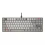 Mechanisch tenkeyless-toetsenbord Cherry KC 500 MX LP TKL — QWERTZ Duits, USB, 88 toetsen, grijs