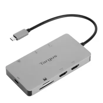 Targus DOCK423EU laptop-dockingstation/poortreplicator bedraad USB 3.2 Gen 1 (3.1 Gen 1) Type-C zilver