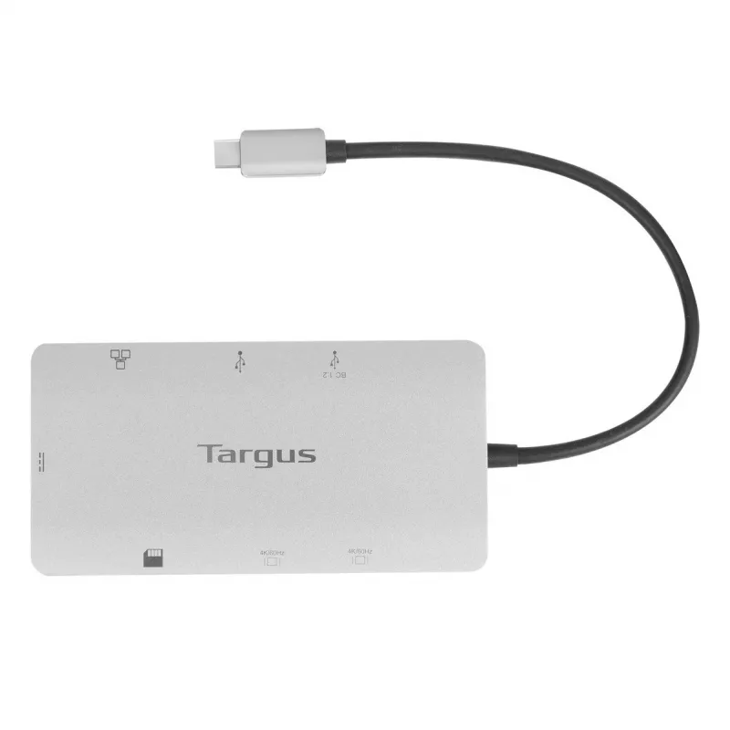 Targus DOCK423EU laptop-dockingstation/poortreplicator bedraad USB 3.2 Gen 1 (3.1 Gen 1) Type-C zilver