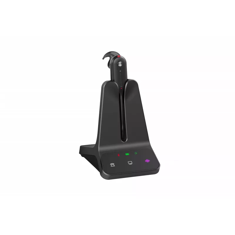 Yealink WH63 E2 UC headset, draadloos, telefonie/muziek, 16 g, headset, zwart