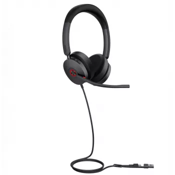 Yealink UH48 Dual Teams USB-C/A headset, bedraad, gesprekken/muziek, 20–20000 Hz, 169 g, headset, zwart