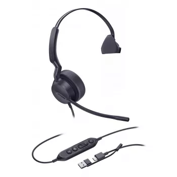 Yealink UH42 Mono Teams USB-C/A headset, bedraad, gesprekken/muziek, 20 - 20000 Hz, 116 g, headset, zwart