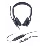 Yealink UH46 Dual UC USB-C/A headset, bedraad, 20 - 20000 Hz, kantoor/callcenter, 166 g, headset, zwart