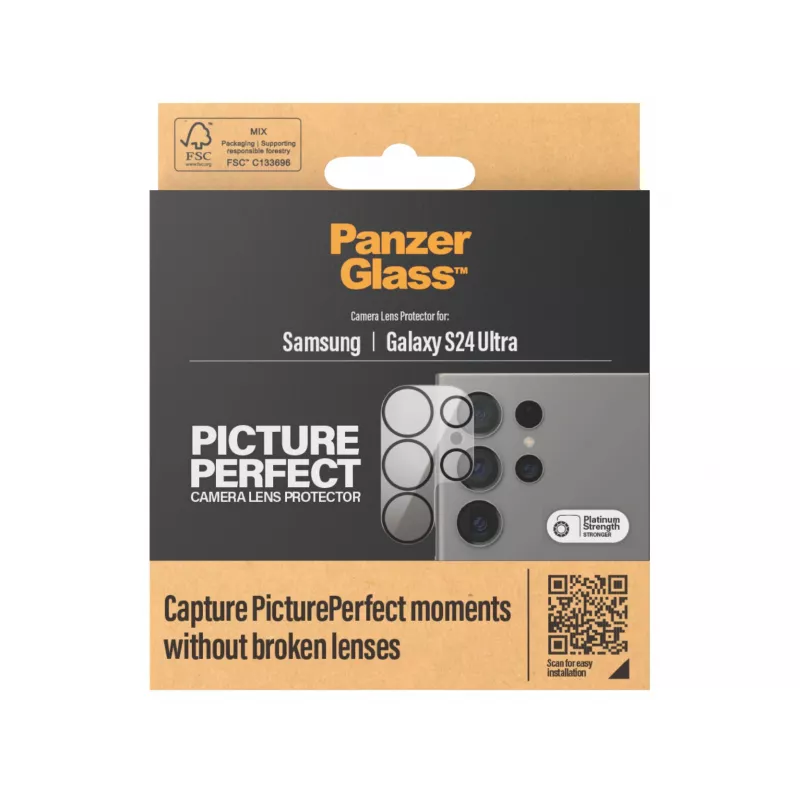 Camerlensbescherming PanzerGlass Samsung Galaxy S24 Ultra krasvast stootvast