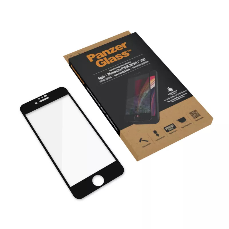 PanzerGlass® beeldschermbescherming iPhone 8 | 7 | 6s | 6 | SE (2020/2022) | Edge-to-Edge