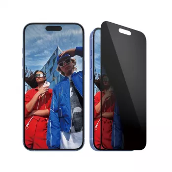 PanzerGlass® privacy screenprotector iPhone 16 Plus | 15 Plus | Ultra-Wide Fit met EasyAligner