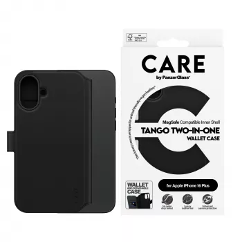 PanzerGlass CARE™ by ® Tango 2-in-1 wallet case met MagSafe iPhone 16 Plus