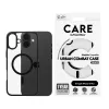 PanzerGlass CARE™ by ® Urban Combat Case transparant met zwarte rand & MagSafe voor iPhone 16 Plus