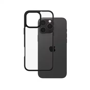 PanzerGlass CARE™ by ® Urban Combat Case transparant met zwarte rand iPhone 16 Pro Max