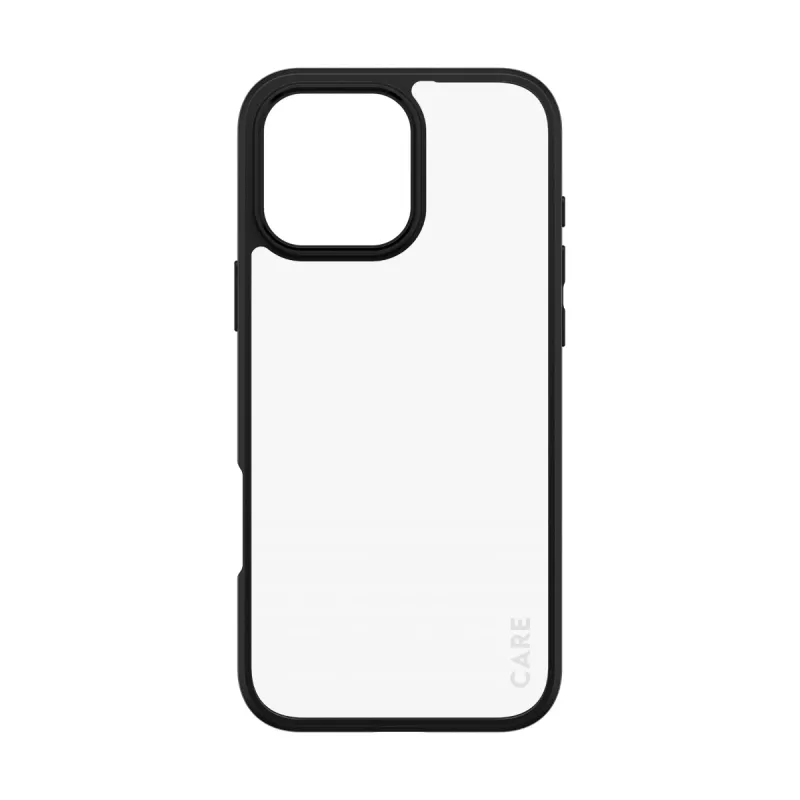PanzerGlass CARE™ by ® Urban Combat Case transparant met zwarte rand iPhone 16 Pro Max