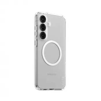 PanzerGlass CARE™ by ® Urban Combat hoesje, transparant, met wit, Qi-compatibel voor Samsung Galaxy S25+
