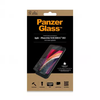 PanzerGlass ® beeldschermbescherming iPhone 8 | 7 | 6s | 6 | SE (2020/2022) | Standard Fit