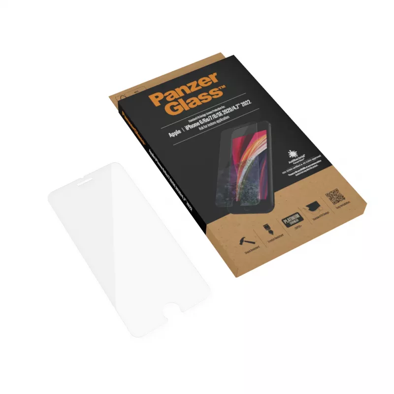 PanzerGlass ® beeldschermbescherming iPhone 8 | 7 | 6s | 6 | SE (2020/2022) | Standard Fit