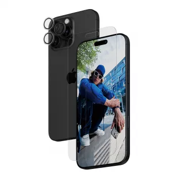 PanzerGlass 2-in-1 bundel iPhone 16 Pro Max B2876+1286