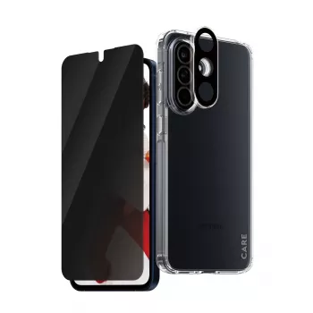 PanzerGlass ® | CARE by ® Flagship 3-in-1 privacy bundel Samsung Galaxy A56 5G