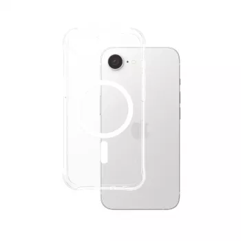 PanzerGlass CARE™ by ® Samba hoesje transparant met wit Qi-compatibel iPhone 17e | 16e