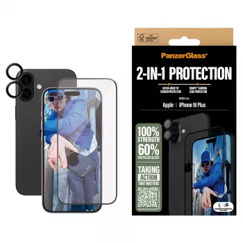 PanzerGlass 2-in-1 Bundel iPhone '24 6,7 inch B2863+1283