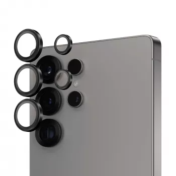 PanzerGlass ® Hoops® camera-lensbescherming zwart Samsung Galaxy S25 Ultra