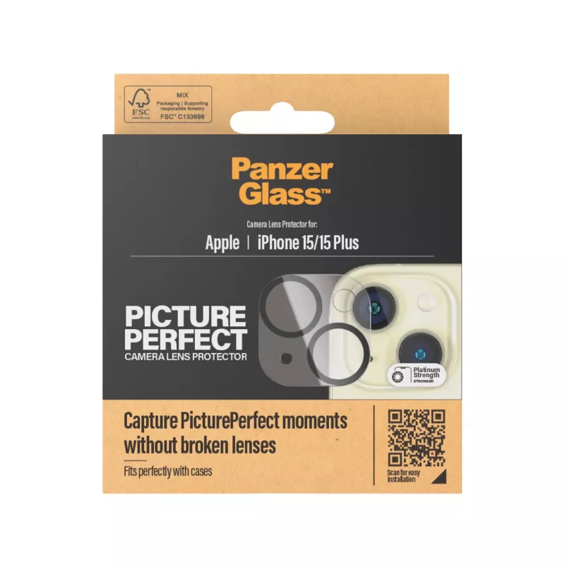 PanzerGlass ® PicturePerfect camera-lensbescherming iPhone 15 | 15 Plus