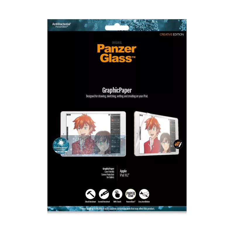 PanzerGlass ® GraphicPaper® beeldschermfolie iPad 10.2″ (2019-2021)