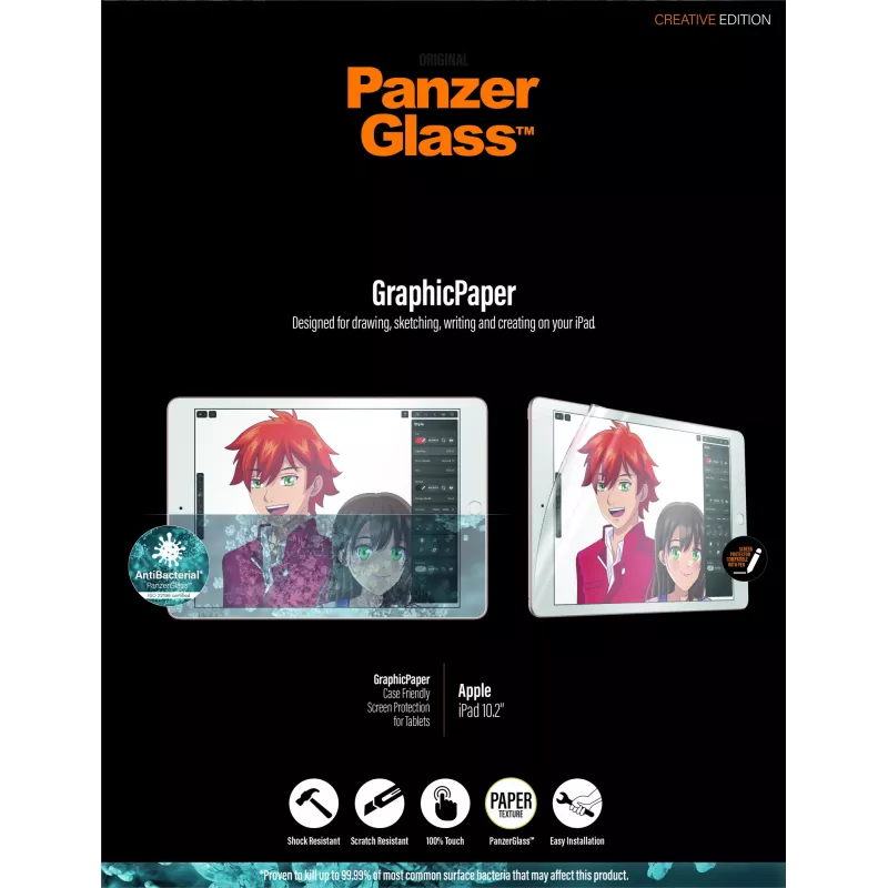 PanzerGlass ® GraphicPaper® beeldschermfolie iPad 10.2″ (2019-2021)
