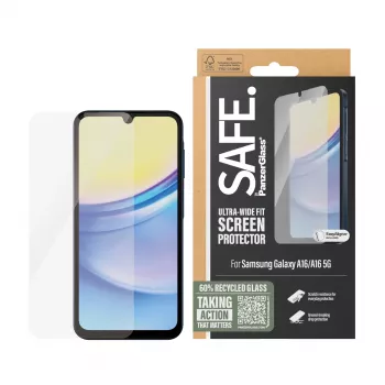PanzerGlass SAFE. by ® beeldschermbescherming Samsung Galaxy A16 | A16 5G | Ultra-Wide Fit