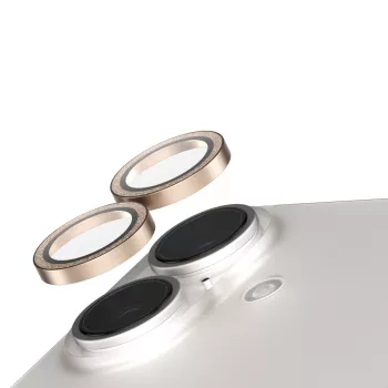 PanzerGlass SAFE. by ® camera-objectiefbescherming Glitter Gold iPhone 16 | 16 Plus