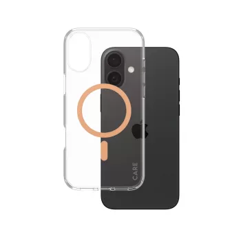 PanzerGlass CARE™ by ® Urban Combat hoes transparant met Peachy MagSafe iPhone 16 Plus