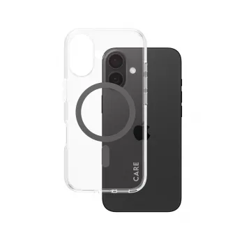 PanzerGlass CARE™ by ® Urban Combat hoes transparant met zwarte MagSafe voor iPhone 16