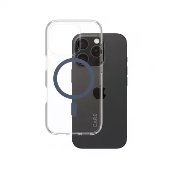 PanzerGlass CARE by Flagship hoesje transparant Urban Combat Blue MagSafe iPhone 16 Pro