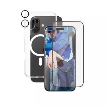PanzerGlass ® | CARE by ® Flagship 3-in-1 bundel iPhone 16 Plus