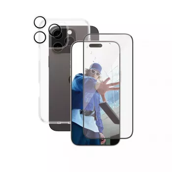PanzerGlass ® | CARE by ® Flagship 3-in-1 bundel iPhone 16 Pro Max
