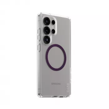 PanzerGlass CARE™ by ® Urban Combat hoesje transparant met pruimpaars Qi-compatibel Samsung Galaxy S25 Ultra