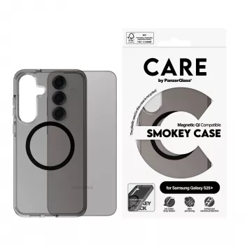 PanzerGlass CARE™ by ® Urban Combat Case Smokey w. zwart Qi-compatibel Samsung Galaxy S25+