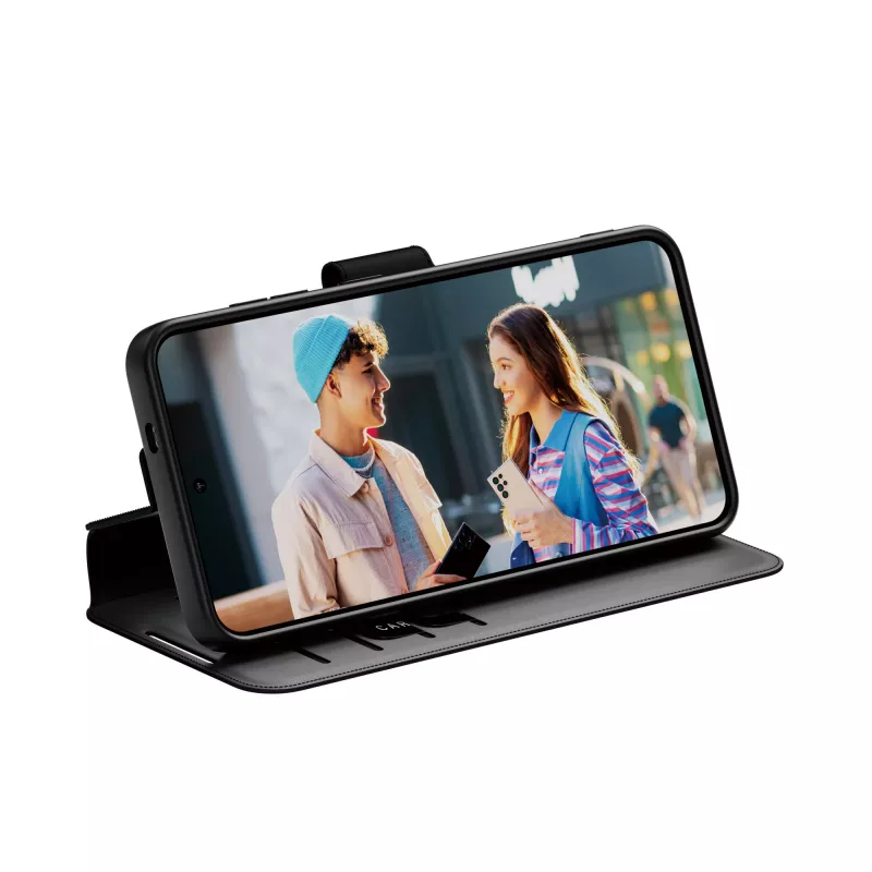 Wallet Case PanzerGlass Samsung Galaxy S25 transparant met kickstand