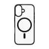 PanzerGlass ® HardCase transparant met zwart MagSafe-frame voor iPhone 16