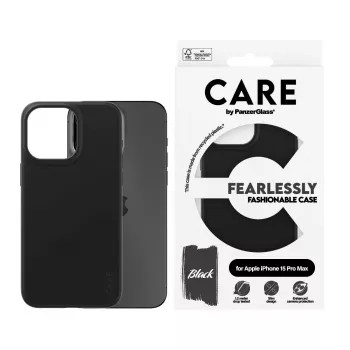 Cover PanzerGlass CARE by modische hoes zwart iPhone 15 Pro Max