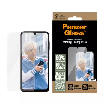 PanzerGlass® beeldschermfolie Samsung Galaxy A26 5G | Ultra-Wide Fit