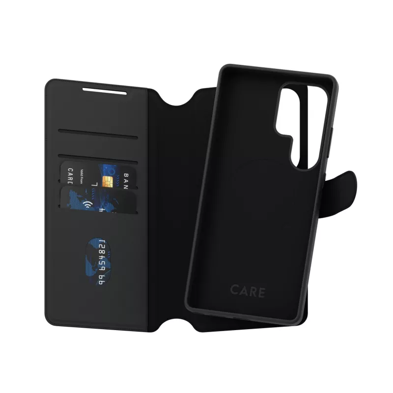 PanzerGlass CARE™ by ® Tango 2-in-1 Wallet Case met Qi-compatibiliteit voor Samsung Galaxy S25 Ultra
