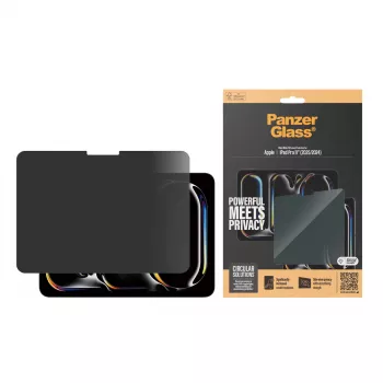 PanzerGlass ® Privacy kijkbeschermingsfolie ® iPad Pro 11'' (2024-2025) | Ultra-Wide Fit